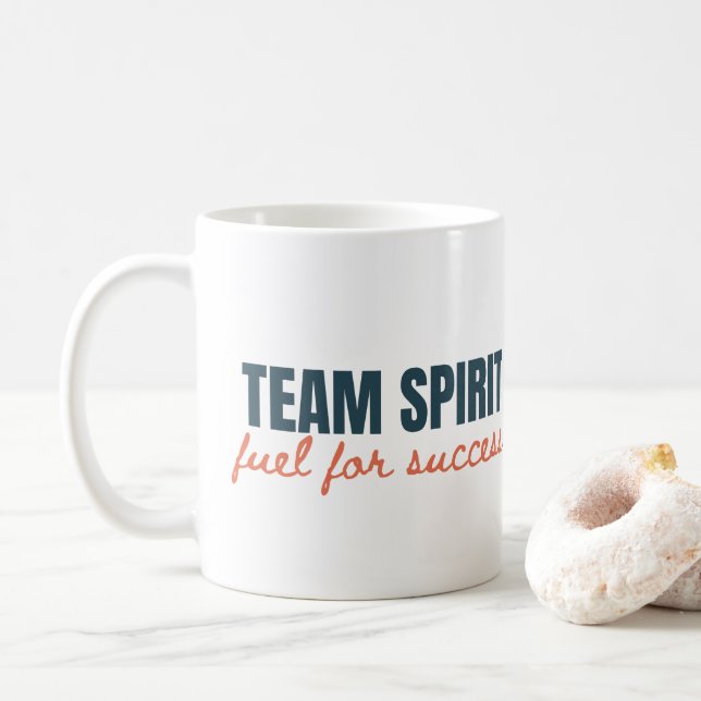 Mug Cadeau d'entreprise citation motivationnelle Espri (Avec donut)