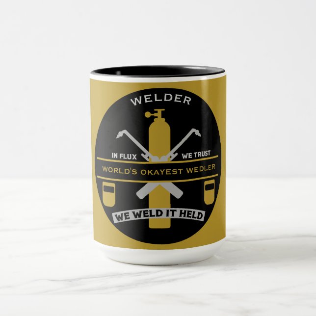 Mug Cadeau d'humour de soudage (Centre)