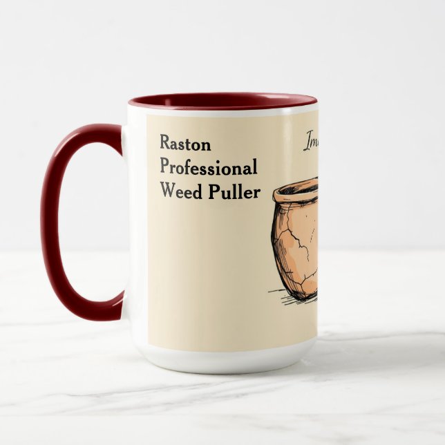 Mug Cadeau d'illustration botanique pour les amateurs  (Gauche)