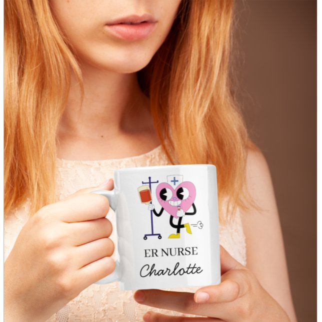 Mug Cadeau d'infirmière de salle d'urgence Infirmière  (Créateur téléchargé)