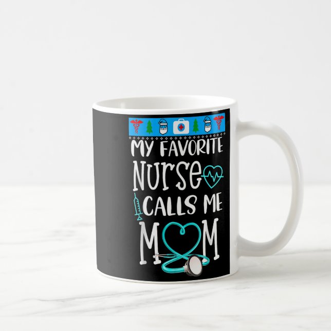 Mug Cadeau d'infirmière diplômée Ma infirmière préféré (Droite)
