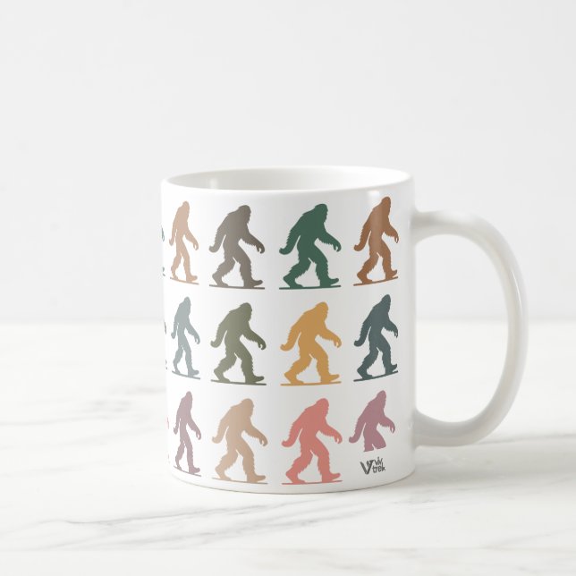 Mug Cadeau d'objets anciens Bigfoot Boisson Rétro Art  (Droite)