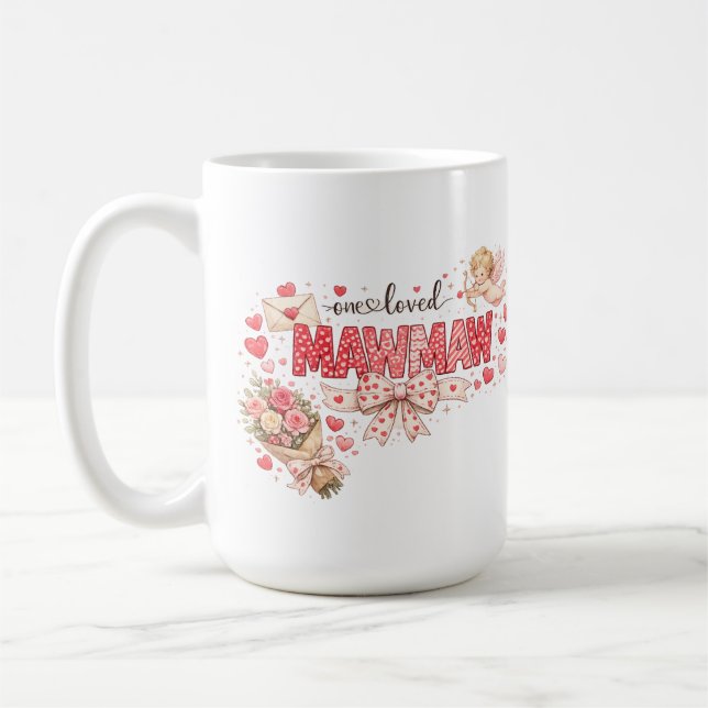 Mug Cadeau doux pour la Saint-Valentin mawmaw  (Gauche)