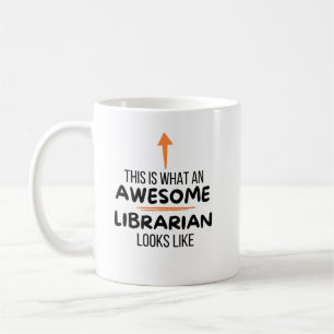 Mug Cadeau drôle de bibliothécaire pour la bibliothèqu