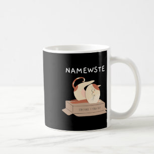 Mug Cadeau drôle de chat de pose de Namaste Yoga Om As