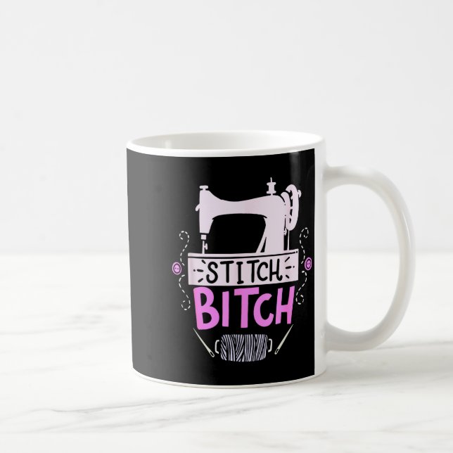 Mug Cadeau drôle de couture et de patchwork  (Droite)