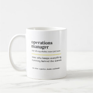 Mug Cadeau drôle de définition de gestionnaire d'opéra