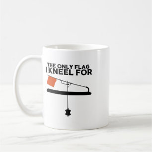 Mug Cadeau drôle de drapeau de pêche sur glace pour pê