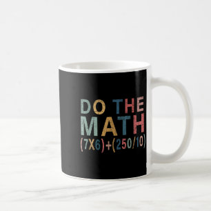 Mug Cadeau drôle de mème de maths pour enseignant, fem