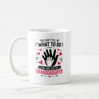Mug Cadeau drôle de petite-fille pour grand-père grand