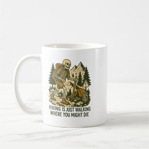Mug Cadeau drôle de randonnée pour la fête des pères,