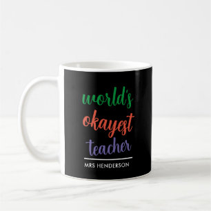 Mug Cadeau drôle de reconnaissance d'enseignant mignon