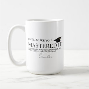 Mug Cadeau drôle de remise de diplôme de master Félici
