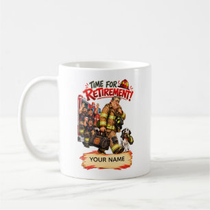Mug Cadeau drôle de retraite pour un pompier