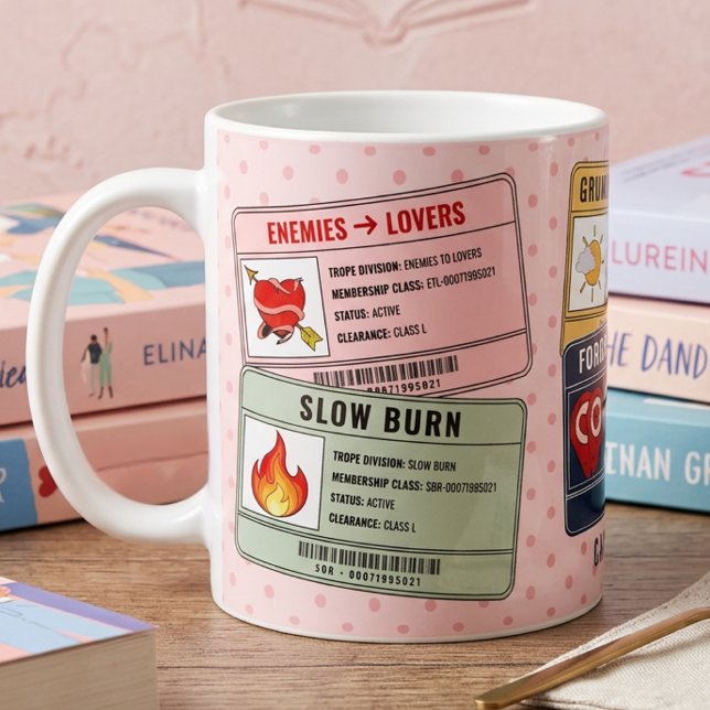 Mug Cadeau drôle de romance pour amateur de livres (Créateur téléchargé)