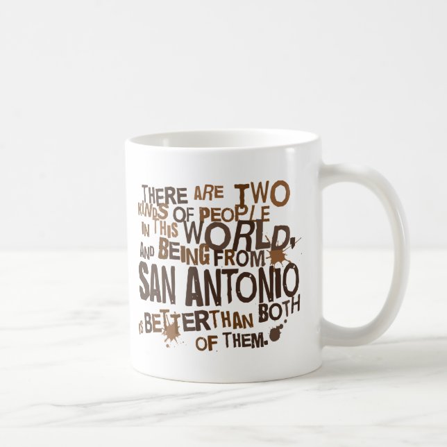 Mug Cadeau (drôle) de San Antonio (Droite)