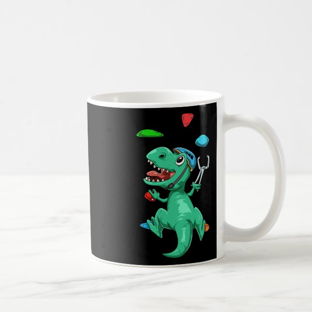 Mug Cadeau drôle de T-rex pour le bloc et l'escalade  (Droite)