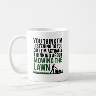 Mug Cadeau drôle de tonte de pelouse pour papa