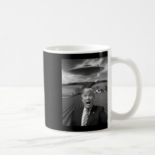 Mug Cadeau drôle de Trump selfie avec un alien ovni po