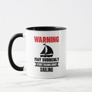 Mug Cadeau drôle de voile pour capitaine de bateau de