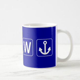 Mug Cadeau drôle de Wanchor d'Ancre de W