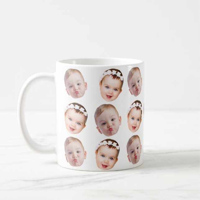 Mug Cadeau drôle personnalisé moderne pour la famille  (Gauche)