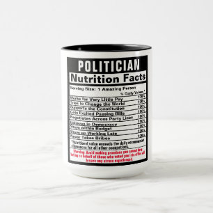 Mug cadeau drôle politicien