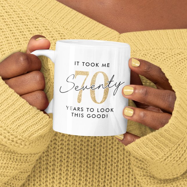 Mug Cadeau drôle pour 70 ans (Créateur téléchargé)