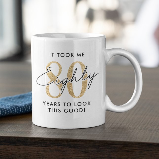 Mug Cadeau drôle pour 80 ans (Créateur téléchargé)
