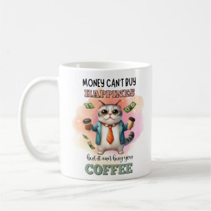 Mug Cadeau drôle pour amateur de chats : L'argent ne p