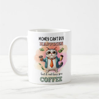Mug Cadeau drôle pour amateur de chats : L'argent ne p
