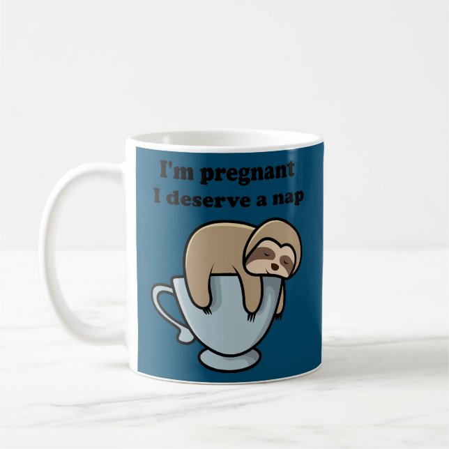 Mug Cadeau Drôle Pour Femmes Enceintes Nouveau Mère Am (Gauche)