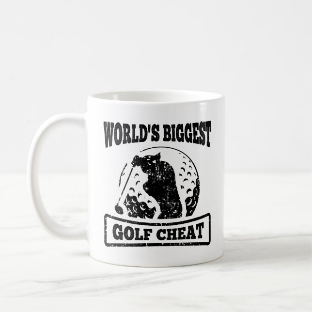 Mug Cadeau drôle pour fraude du golf du monde de (Gauche)