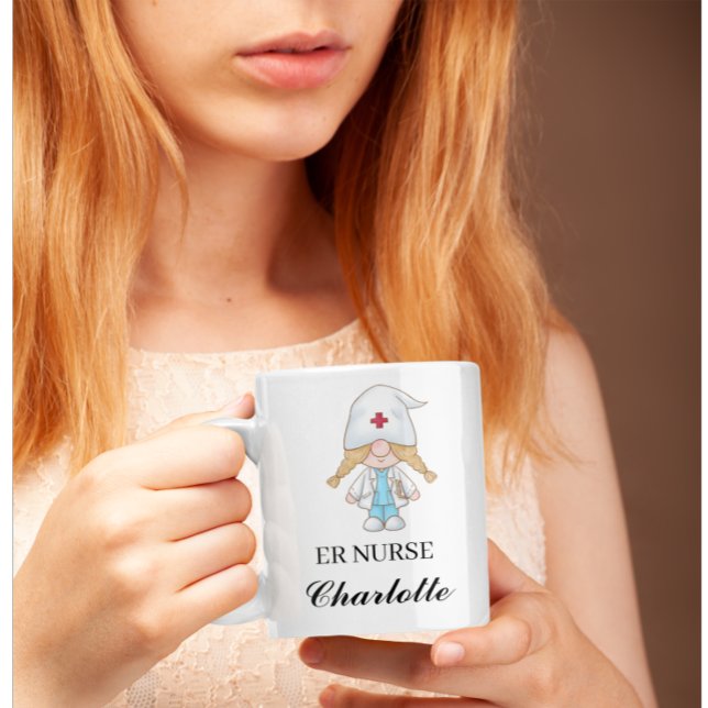 Mug Cadeau drôle pour infirmière de salle d'urgence mo (Créateur téléchargé)