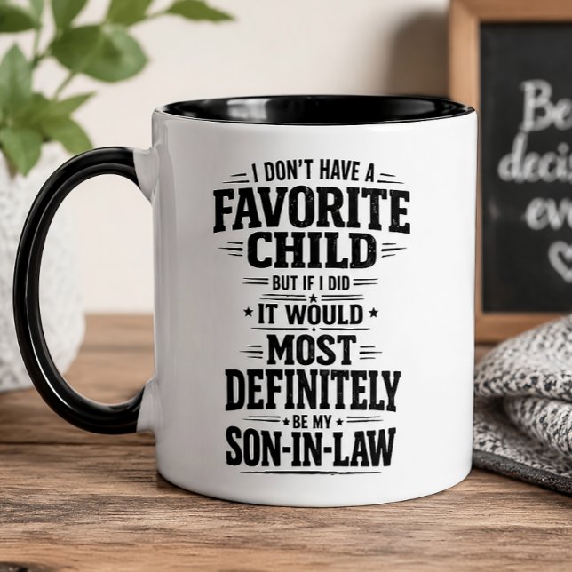 Mug Cadeau drôle pour le fils préféré gendre  (Créateur téléchargé)