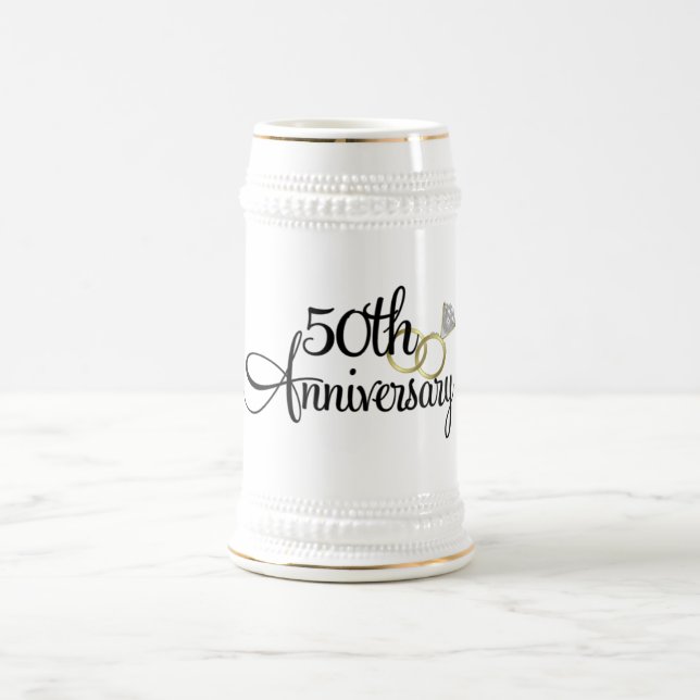 Mug cadeau du 50e anniversaire (Centre)