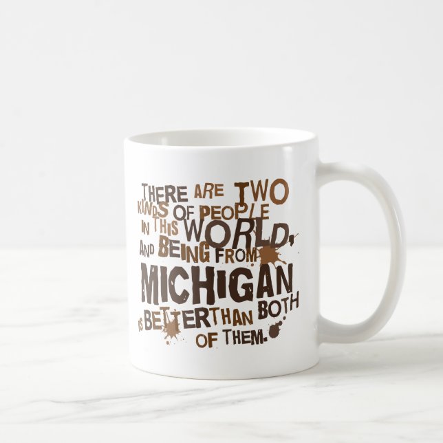 Mug Cadeau du Michigan (Droite)