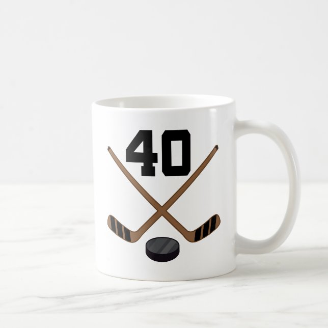 Mug Cadeau du numéro 40 du Jersey de joueur de hockey (Droite)