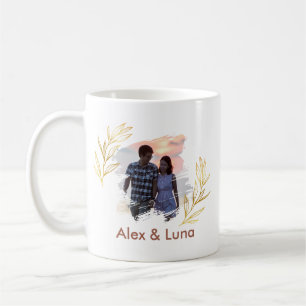 Mug Cadeau élégant pour couple Amour simple Romantique