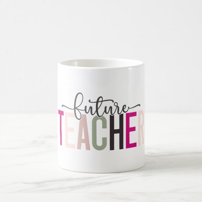 Mug Cadeau enseignant rose (Centre)