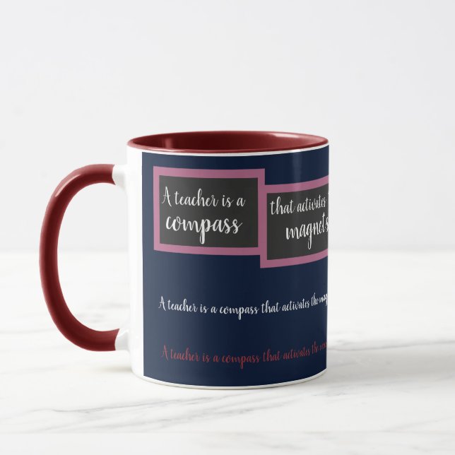 Mug Cadeau Enseignants De Parents Élèves Étudiants (Gauche)
