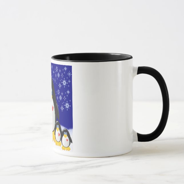Mug cadeau famille Penguin (Droite)