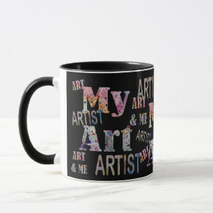 Mug Cadeau frais Artsy artistique d'amusement d'art