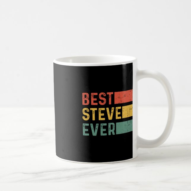 Mug Cadeau Fun Noël Anniversaire Pour Steve - Best Ste (Droite)