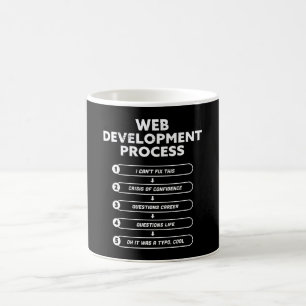 Mug Cadeau Geek de codage de processus de développemen