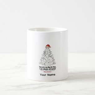 Mug cadeau géographie drôle Pôle Nord