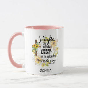 Mug Cadeau Godgirl Ado - Citation Proverbe personnalis