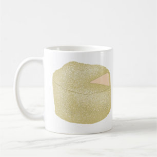 Mug Cadeau gourmand de fromage Brie crémeux en coin