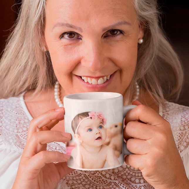 Mug Cadeau grand-parent de famille photo personnalisée (Créateur téléchargé)