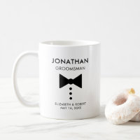 Cadeau Groomsman personnalisé Mariage Tuxedo moder